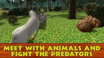 Wild Goat Simulator 3D capture d'écran 3