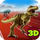 Jurassic Dinosaur T-Rex Race icône