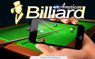American Billiard - 8 Balls Affiche
