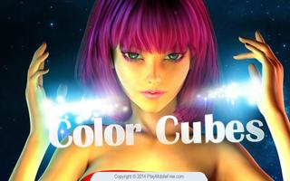 Color Cubes Affiche