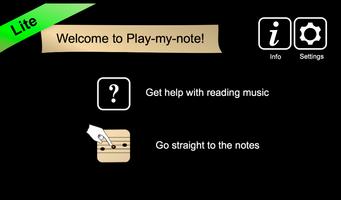 Play-my-note Lite capture d'écran 1