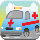 Ambulance Kid Games Match Race icône