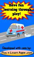 Ambulance Kid Games Match Race capture d'écran 2