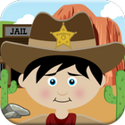 Cowboy Game For Kids icône