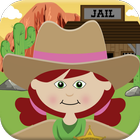 Cowgirl Horse Kids Games आइकन