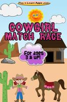 Cowgirl Horse Kids Games Plakat