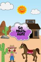 Cowgirl Horse Kids Games скриншот 1