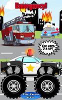 Police Car and Firetruck Games पोस्टर