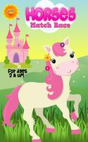 Horse Kids Game Match Race poster