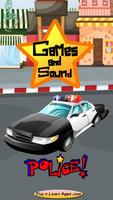 Police Car Games Free Affiche