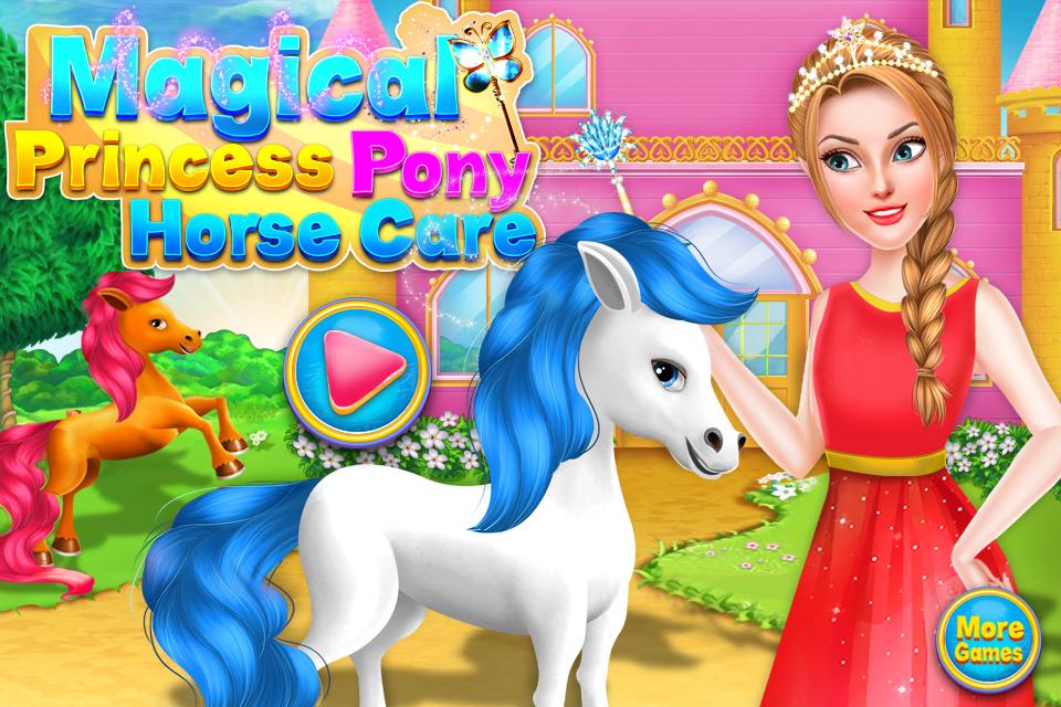 Игра уход за пони. Пони принцессы игра. Ухаживание за пони игра. Симулятор ухода за пони. Принцесса с волшебными животными.