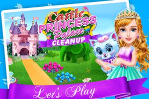 Castle Princess Palace Room Cleanup-Girls Games screenshot 1