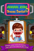 学校孩子括号牙医 - 虚拟医生游戏 截图 2
