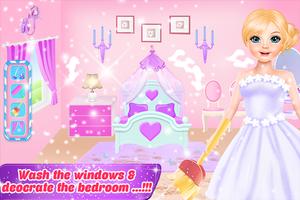 Doll house repair & bathroom cleaning girls games screenshot 2
