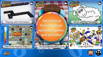 Prime Radicals Math Games plakat