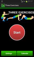 3 Exercises - Daily Workout Affiche
