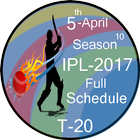 2017 IPL Schedule Full आइकन