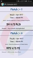2017 IPL Schedule Full স্ক্রিনশট 2