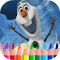 ”Coloring Olaf