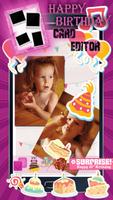 Happy Birthday Cards Maker پوسٹر