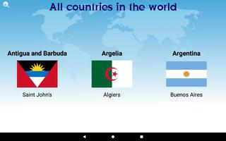 Countries and Flags اسکرین شاٹ 1