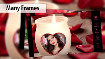 Candle Photo Frame Poster