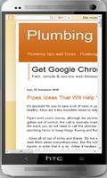 Plumbing Tips Affiche