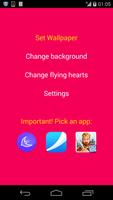 Love Hearts HD Live Wallpaper скриншот 1