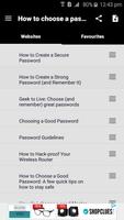 How to choose a password? imagem de tela 1