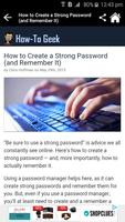 How to choose a password? Ekran Görüntüsü 2