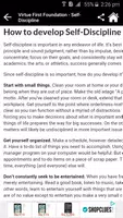 How to practice self disipline Ekran Görüntüsü 2