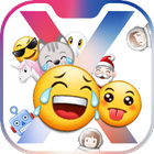 iPhone X Emoji Keyboard ícone