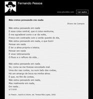 Poesia de Fernando Pessoa تصوير الشاشة 2