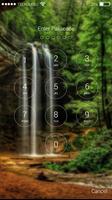 Waterfalls Paradise Lock Screen Screenshot 1