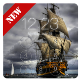 Battle Pirate Ship Lock Screen icône