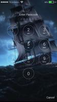 Battle Pirate Ship Lock Screen poster