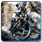 Downhill Lock Screen MTB أيقونة