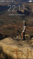 Downhill Lock Screen MTB الملصق