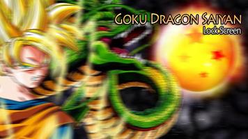 Goku Dragon Saiyan Lock Screen imagem de tela 2