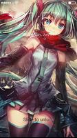 Miku Anime Vocal Lock Screen Screenshot 3