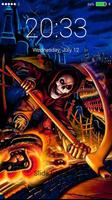 Skull Death Lock Screen Plakat