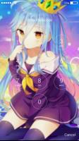 برنامه‌نما Shiro No Game Life Lock Screen عکس از صفحه