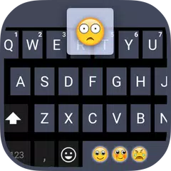 Black Night Emoji Keyboard APK download