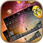 Colorful Galaxy Keybaord Theme icône