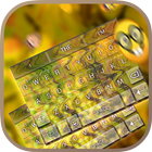 Neon Gold Keybaord Theme-icoon