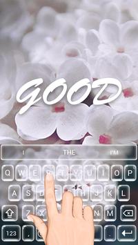 Organic White Keyboard Theme screenshot 2
