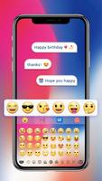 Phone X Emoji Keyboard ảnh chụp màn hình 1