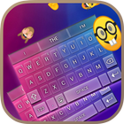 Pink Galaxy Keybaord Theme Zeichen