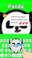 Punk Panda Keybaord Theme - Panda app imagem de tela 1