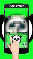 Punk Panda Keybaord Theme - Panda app imagem de tela 3